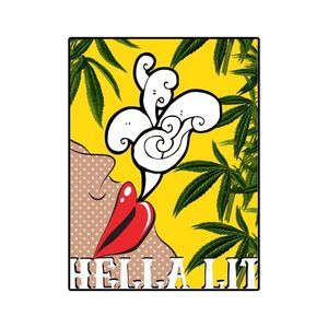 Hella Lit Digital Art Print - 8 x 10